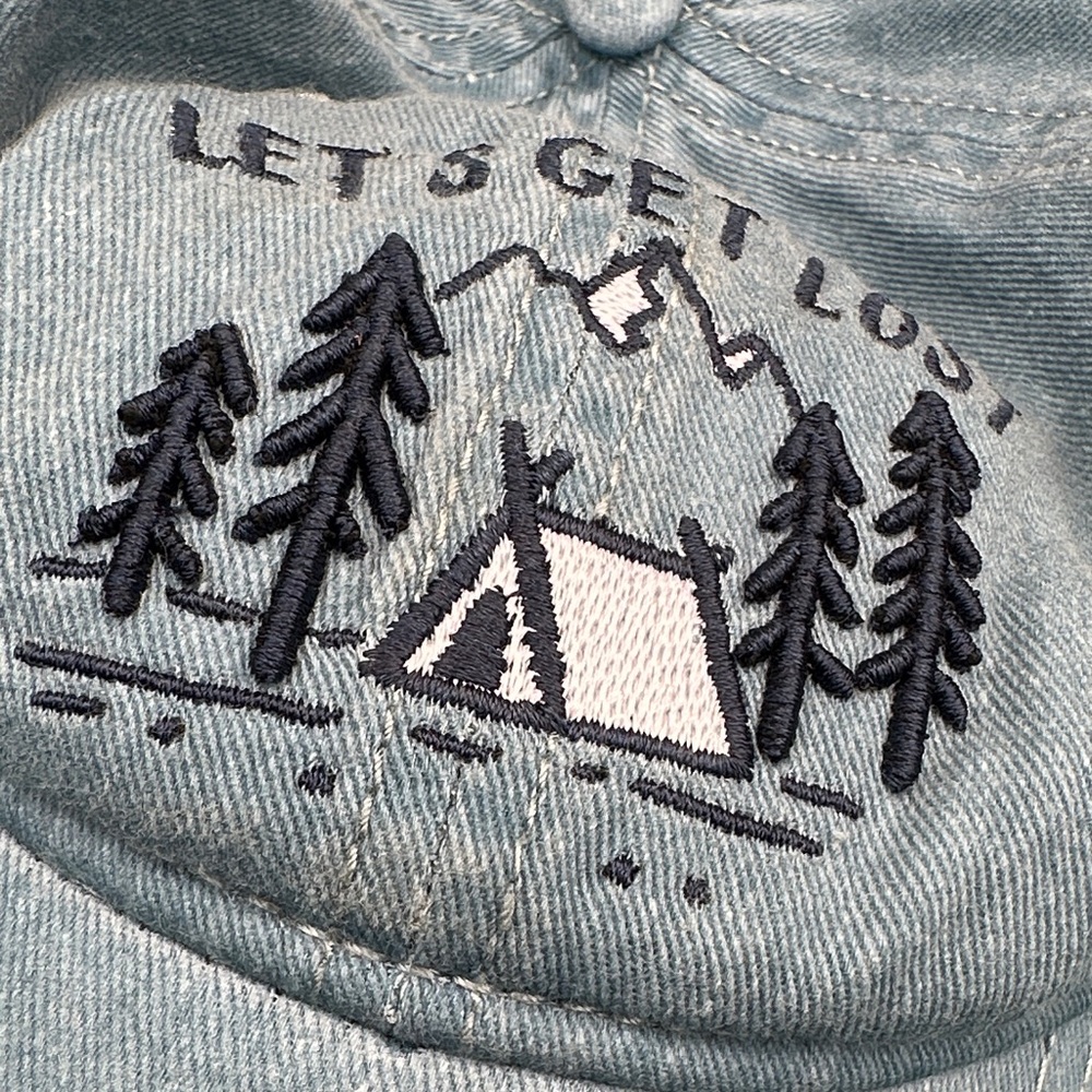 Blue 'Let's Get Lost' Cap - Picture 2 of 3